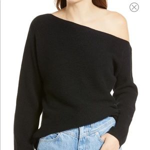 Treasure & Bond One Shoulder Sweater